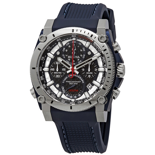 Precisionist Chronograph Black Carbon Dial Men s Watch