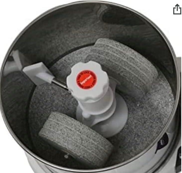 Premier Lifestyle Tilting Wet Grinder With Atta Kneader and Coconut Scrapper   2 Liters   110v/60 hz   USA and Canada white color