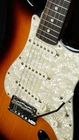Preowned 2006 Fender American Deluxe Stratocaster with Warmoth Neck in 3 Colo