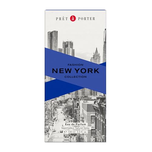 Pret   Porter City Collection New York Eau de Parfum 3 4 fl oz  Pack of 1   Notes of Juniper Berries  Wood  and Cedarwood  Mens Fragrance  Long Lasting  Everyday Fragrance  Travel Size