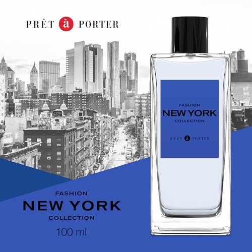 Pret   Porter City Collection New York Eau de Parfum 3 4 fl oz  Pack of 1   Notes of Juniper Berries  Wood  and Cedarwood  Mens Fragrance  Long Lasting  Everyday Fragrance  Travel Size