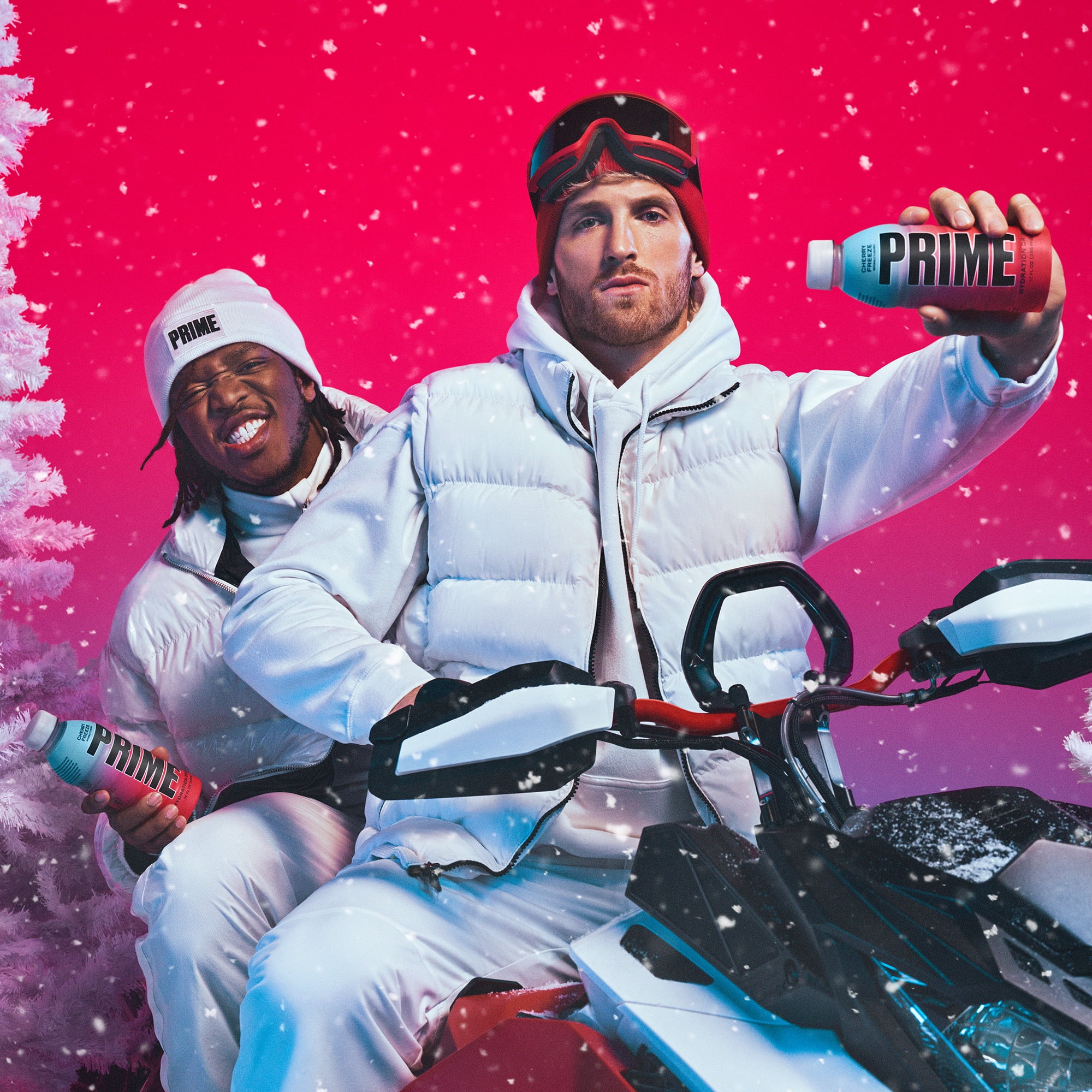 Prime Hydration Sports Drink  Ice Pop  Cherry Freeze  Berry Freeze  12 fl oz  15 Pack  Bottles