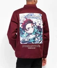 Primitive Skate Apparel Men s X Demon Slayer Tanjiro Kamado Anime Utility Jacket