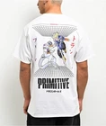 Primitive Skate X Dragon Ball Z Men s T Shirt Timeline Japanese Anime Tee