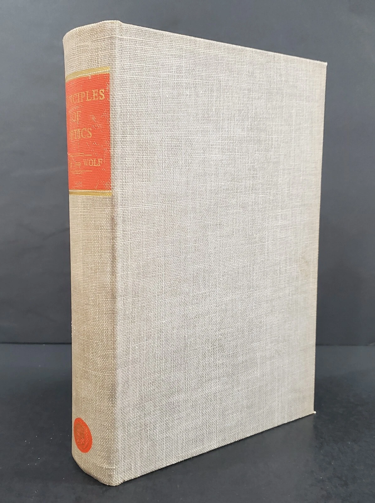 Principles of Optics   Electromagnetic Theory of Propagation    Max Born 1959 HC