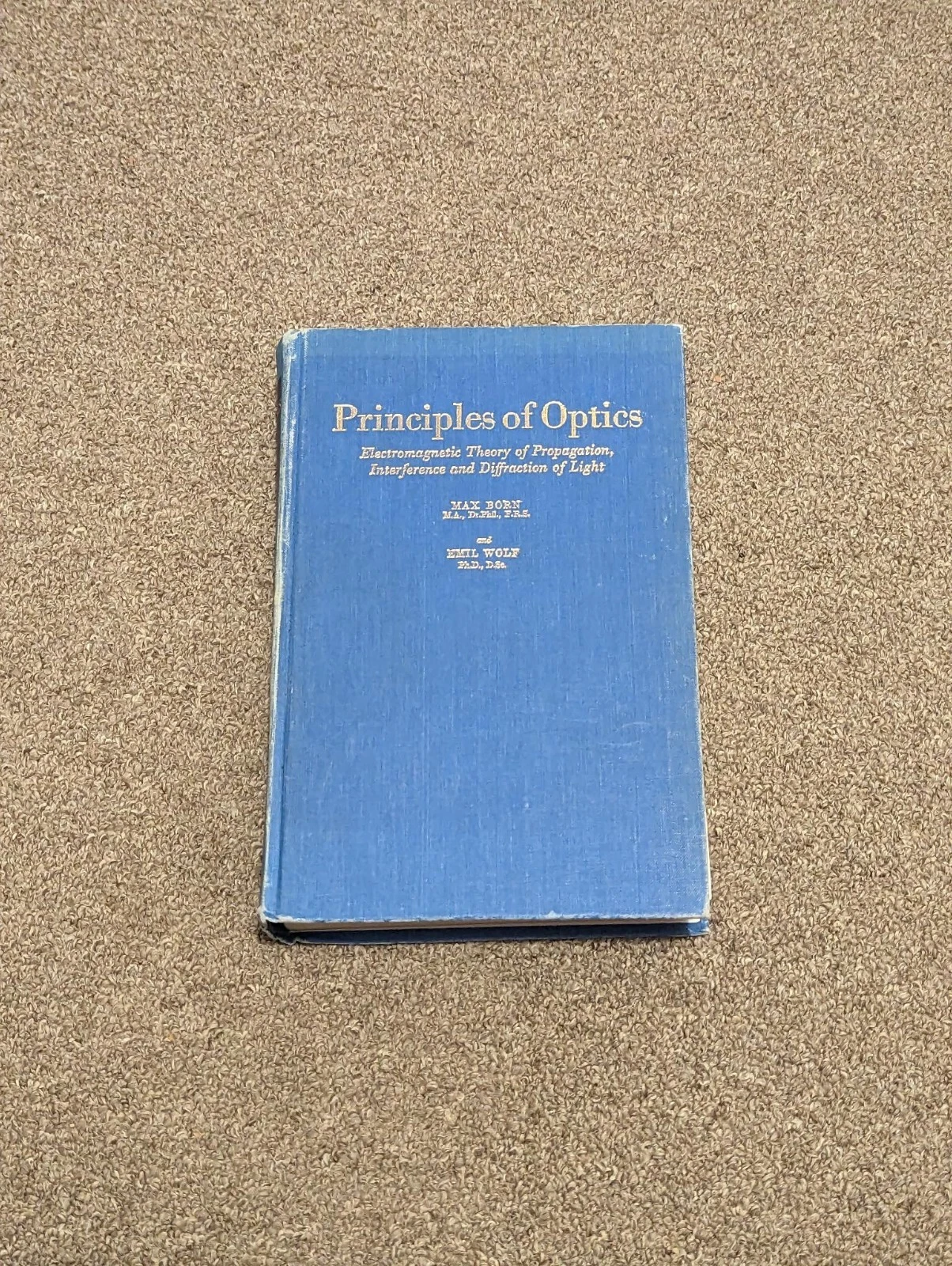 Principios de óptica de Max Born, 5.ª ed., 1975, Pergamon Press