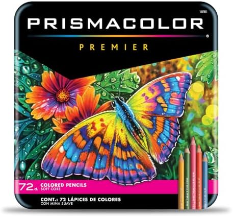 Prismacolor Premier Colored Pencils  Soft Core  Assorted Colors  150 Count   Durable  Vibrant  Ultra Smooth  Adult Coloring  Drawing  Sketching  Arts & Crafts