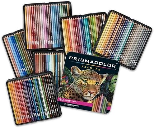 Prismacolor Premier Colored Pencils  Soft Core  Assorted Colors  150 Count   Durable  Vibrant  Ultra Smooth  Adult Coloring  Drawing  Sketching  Arts & Crafts