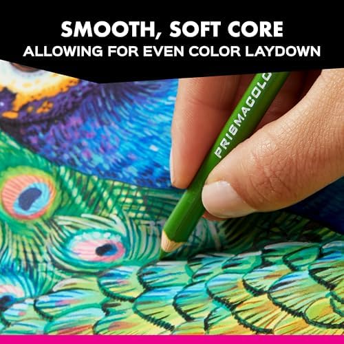 Prismacolor Premier Colored Pencils  Soft Core  Assorted Colors  150 Count   Durable  Vibrant  Ultra Smooth  Adult Coloring  Drawing  Sketching  Arts & Crafts