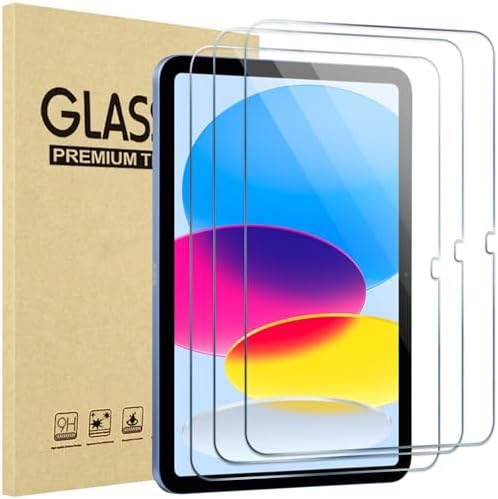 ProCase 2 Pack Screen Protector for iPad A16 2025 11th/10th 2022 Generation  11 inch/10 9   Tempered Glass Film Guard  Clear