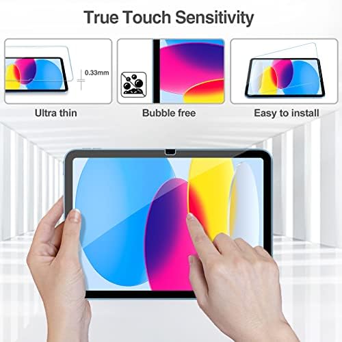 ProCase 2 Pack Screen Protector for iPad A16 2025 11th/10th 2022 Generation  11 inch/10 9   Tempered Glass Film Guard  Clear