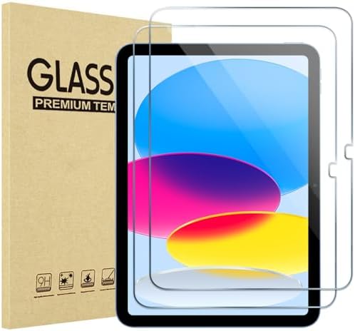 ProCase 2 Pcs Screen Protector for iPad A16 2025 11th Generation 11 Inch/iPad 10th 2022 10 9 Inch  Tempered Glass Film Guard  Clear