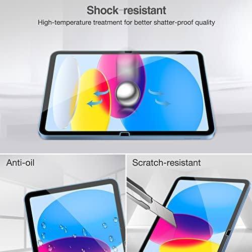 ProCase 2 Pcs Screen Protector for iPad A16 2025 11th Generation 11 Inch/iPad 10th 2022 10 9 Inch  Tempered Glass Film Guard  Clear