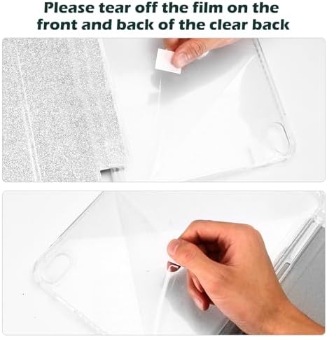 ProCase for iPad  A16  11th Generation 11 Inch 2025/10th Generation 10 9 Inch 2022 Case with Pencil Holder  Hybrid iPad 11 10 Case with Clear Back  Supports Auto Wake/Sleep  Black