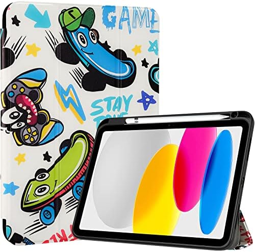 ProCase for iPad  A16  11th Generation 11 Inch 2025/10th Generation 10 9 Inch 2022 Case with Pencil Holder  Hybrid iPad 11 10 Case with Clear Back  Supports Auto Wake/Sleep  Black