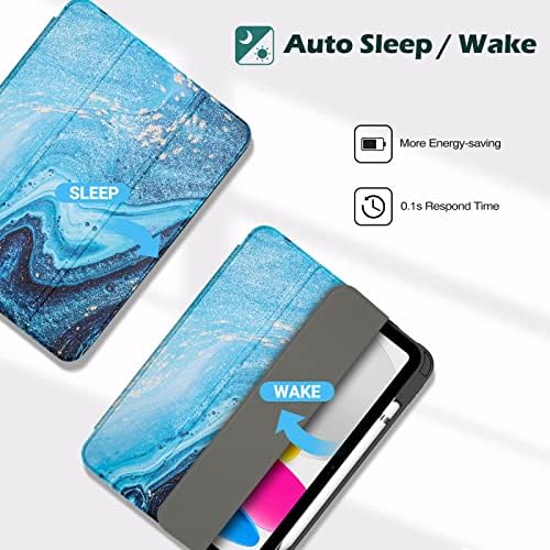 ProCase for iPad  A16  11th Generation 11 Inch 2025/10th Generation 10 9 Inch 2022 Case with Pencil Holder  Hybrid iPad 11 10 Case with Clear Back  Supports Auto Wake/Sleep  Black