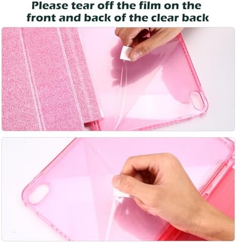 ProCase for iPad  A16  11th Generation 11 Inch 2025/10th Generation 10 9 Inch 2022 Case with Pencil Holder  Hybrid iPad 11 10 Case with Clear Back  Supports Auto Wake/Sleep  Black