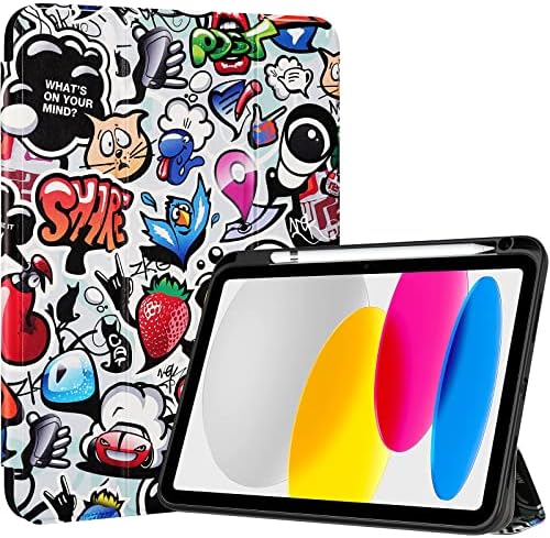 ProCase for iPad  A16  11th Generation 11 Inch 2025/10th Generation 10 9 Inch 2022 Case with Pencil Holder  Hybrid iPad 11 10 Case with Clear Back  Supports Auto Wake/Sleep  Black