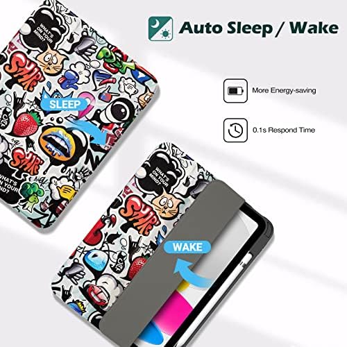 ProCase for iPad  A16  11th Generation 11 Inch 2025/10th Generation 10 9 Inch 2022 Case with Pencil Holder  Hybrid iPad 11 10 Case with Clear Back  Supports Auto Wake/Sleep  Black