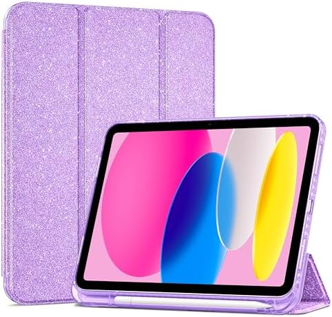 ProCase for iPad  A16  11th Generation 11 Inch 2025/10th Generation 10 9 Inch 2022 Case with Pencil Holder  Hybrid iPad 11 10 Case with Clear Back  Supports Auto Wake/Sleep  Navy