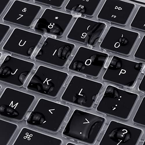 ProElife Funda de teclado para MacBook Air de 13.6 pulgadas 15 pulgadas 2024 2023 2022 M3 M2 Chip A2681 A2941, protector de teclado ultrafino U.S Enter para 2024-2022 Air 13.6 pulgadas 15 pulgadas M3