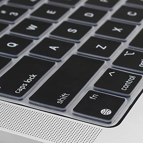 ProElife Funda de teclado para MacBook Air de 13.6 pulgadas 15 pulgadas 2024 2023 2022 M3 M2 Chip A2681 A2941, protector de teclado ultrafino U.S Enter para 2024-2022 Air 13.6 pulgadas 15 pulgadas M3