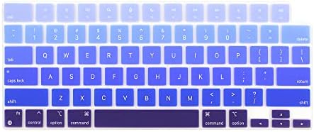ProElife Funda de teclado para MacBook Air de 13.6 pulgadas 15 pulgadas 2024 2023 2022 M3 M2 Chip A2681 A2941, protector de teclado ultrafino U.S Enter para 2024-2022 Air 13.6 pulgadas 15 pulgadas M3