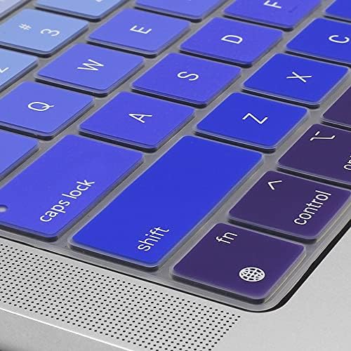 ProElife Funda de teclado para MacBook Air de 13.6 pulgadas 15 pulgadas 2024 2023 2022 M3 M2 Chip A2681 A2941, protector de teclado ultrafino U.S Enter para 2024-2022 Air 13.6 pulgadas 15 pulgadas M3
