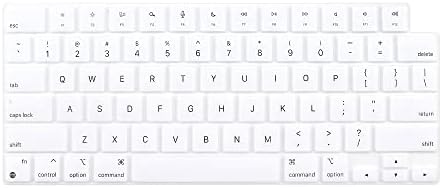 ProElife Funda de teclado para MacBook Air de 13.6 pulgadas 15 pulgadas 2024 2023 2022 M3 M2 Chip A2681 A2941, protector de teclado ultrafino U.S Enter para 2024-2022 Air 13.6 pulgadas 15 pulgadas M3