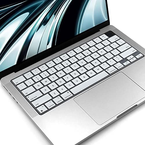 ProElife Funda de teclado para MacBook Air de 13.6 pulgadas 15 pulgadas 2024 2023 2022 M3 M2 Chip A2681 A2941, protector de teclado ultrafino U.S Enter para 2024-2022 Air 13.6 pulgadas 15 pulgadas M3