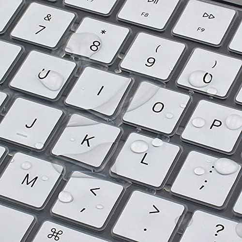 ProElife Funda de teclado para MacBook Air de 13.6 pulgadas 15 pulgadas 2024 2023 2022 M3 M2 Chip A2681 A2941, protector de teclado ultrafino U.S Enter para 2024-2022 Air 13.6 pulgadas 15 pulgadas M3