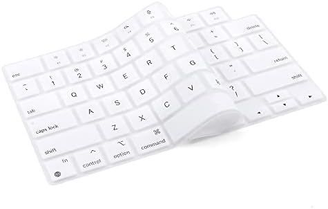 ProElife Funda de teclado para MacBook Air de 13.6 pulgadas 15 pulgadas 2024 2023 2022 M3 M2 Chip A2681 A2941, protector de teclado ultrafino U.S Enter para 2024-2022 Air 13.6 pulgadas 15 pulgadas M3