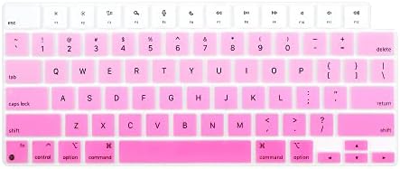 ProElife Funda de teclado para MacBook Air de 13.6 pulgadas 15 pulgadas 2024 2023 2022 M3 M2 Chip A2681 A2941, protector de teclado ultrafino U.S Enter para 2024-2022 Air 13.6 pulgadas 15 pulgadas M3