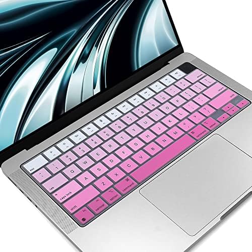 ProElife Funda de teclado para MacBook Air de 13.6 pulgadas 15 pulgadas 2024 2023 2022 M3 M2 Chip A2681 A2941, protector de teclado ultrafino U.S Enter para 2024-2022 Air 13.6 pulgadas 15 pulgadas M3