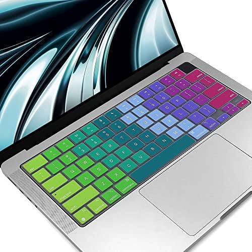 ProElife Funda de teclado para MacBook Air de 13.6 pulgadas 15 pulgadas 2024 2023 2022 M3 M2 Chip A2681 A2941, protector de teclado ultrafino U.S Enter para 2024-2022 Air 13.6 pulgadas 15 pulgadas M3