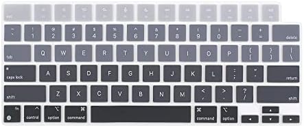 ProElife Funda de teclado para MacBook Air de 13.6 pulgadas 15 pulgadas 2024 2023 2022 M3 M2 Chip A2681 A2941, protector de teclado ultrafino U.S Enter para 2024-2022 Air 13.6 pulgadas 15 pulgadas M3