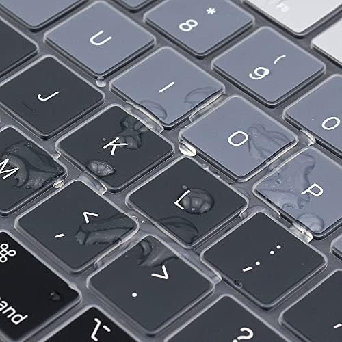ProElife Funda de teclado para MacBook Air de 13.6 pulgadas 15 pulgadas 2024 2023 2022 M3 M2 Chip A2681 A2941, protector de teclado ultrafino U.S Enter para 2024-2022 Air 13.6 pulgadas 15 pulgadas M3