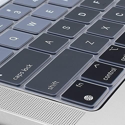 ProElife Funda de teclado para MacBook Air de 13.6 pulgadas 15 pulgadas 2024 2023 2022 M3 M2 Chip A2681 A2941, protector de teclado ultrafino U.S Enter para 2024-2022 Air 13.6 pulgadas 15 pulgadas M3