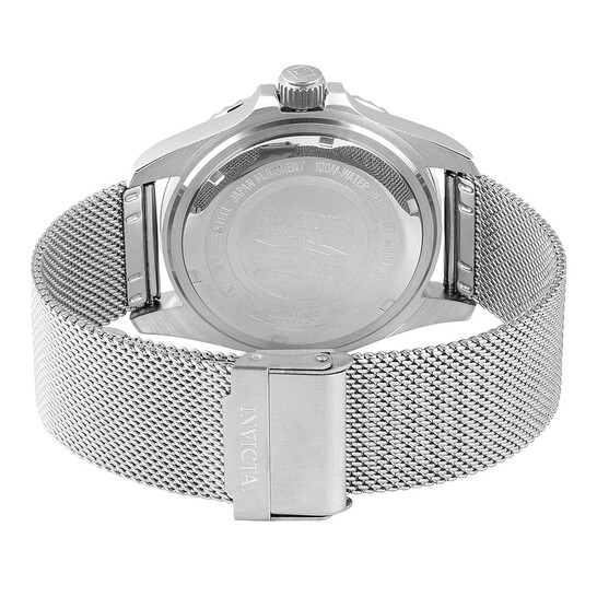 Invicta Reloj Pro Diver Date de cuarzo con esfera negra y bisel Pepsi para