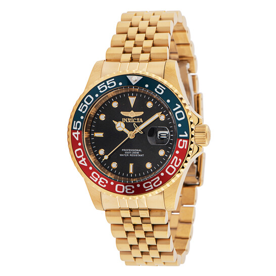 Pro Diver Quartz Black Dial Pepsi Bezel Men s Watch