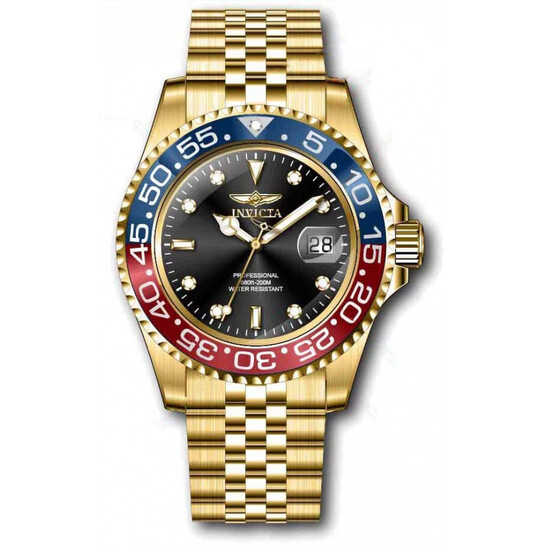 Pro Diver Quartz Black Dial Pepsi Bezel Men s Watch