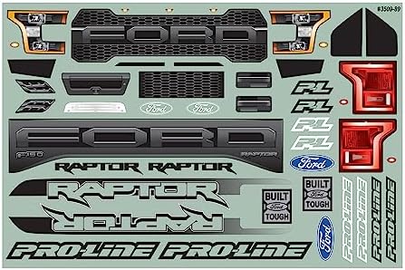 Pro Line Racing 2017 Ford F 150 Raptor Clr Body 12 3 WB Crawlers PRO351600 Car/Truck Bodies Wings & Decals