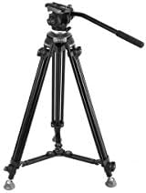 Professional Compact Tripod with Fluid Head 65mm Bowl  E Image   EK610 