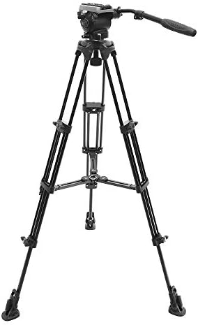 Professional Compact Tripod with Fluid Head 65mm Bowl  E Image   EK610 