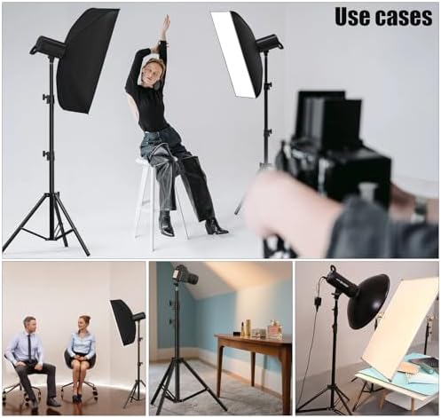 Professional Light Stand Photography 110/9 2ft/280cm  Air Cushioned Photo Video Metal Tripod Stand for Softbox  Studio Light  Reflector  Ring Light  Heavy Duty Max Load 8kg/17 6lb  1/4 Screw