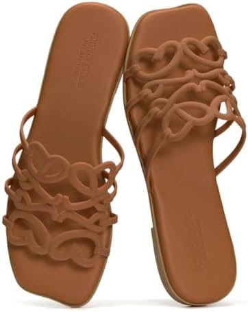 Talla 7, Project Cloud Womens Sandals with Memory Foam   Eco Crafted Leather Sandals for Women 2026   Flats   Non Slip & Comfortable Sandals Women  Lisa