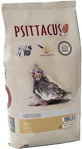 Psittacus Mini Hand Feeding Formula 2 2 lb   Diet for Baby Cockatiels  Conures and Galah Cockatoo   Premium Food for Birds  100  no GMO