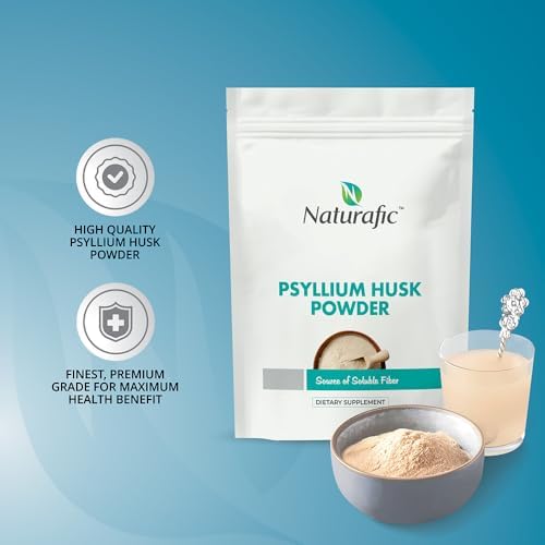 Psyllium Husk Powder Unflavored   Digestive Fiber Supplement for Bowel Regularity & Gut Health   Non GMO  Gluten Free  Vegan  Keto Friendly   32oz