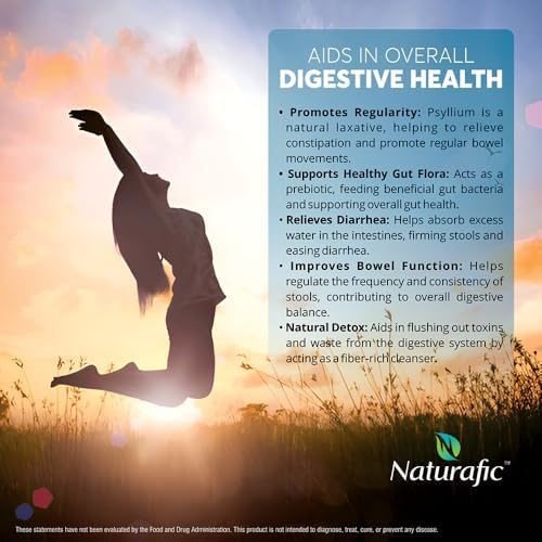 Psyllium Husk Powder Unflavored   Digestive Fiber Supplement for Bowel Regularity & Gut Health   Non GMO  Gluten Free  Vegan  Keto Friendly   32oz
