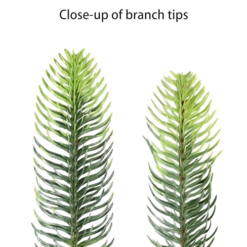 Puleo International 4 5 Foot Pre Lit Aspen Fir Artificial Christmas Tree with 250 UL Listed Clear Lights  Green